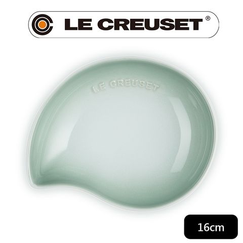 LE CREUSET -瓷器繁花系列葉形盤16cm (湖水綠)