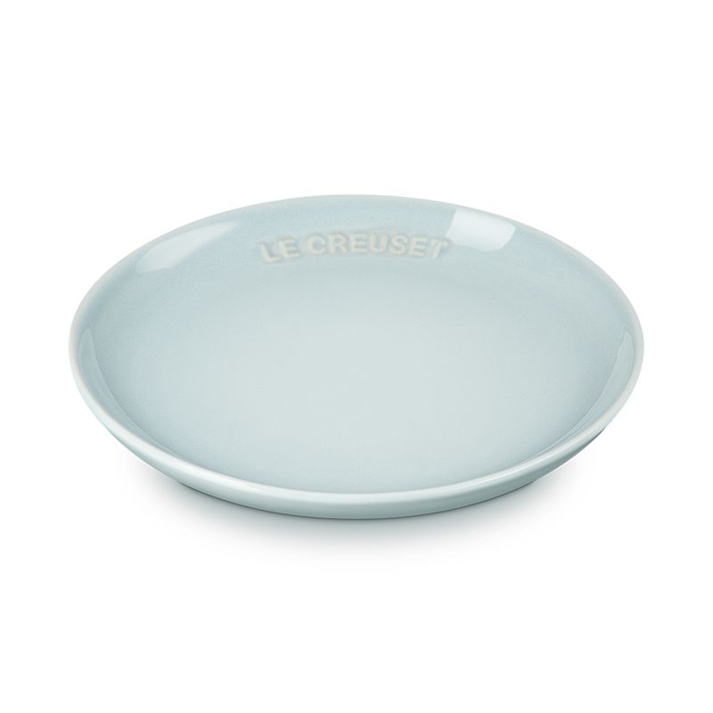 LE CREUSET -瓷器花蕾系列餐盤17cm (銀灰藍)