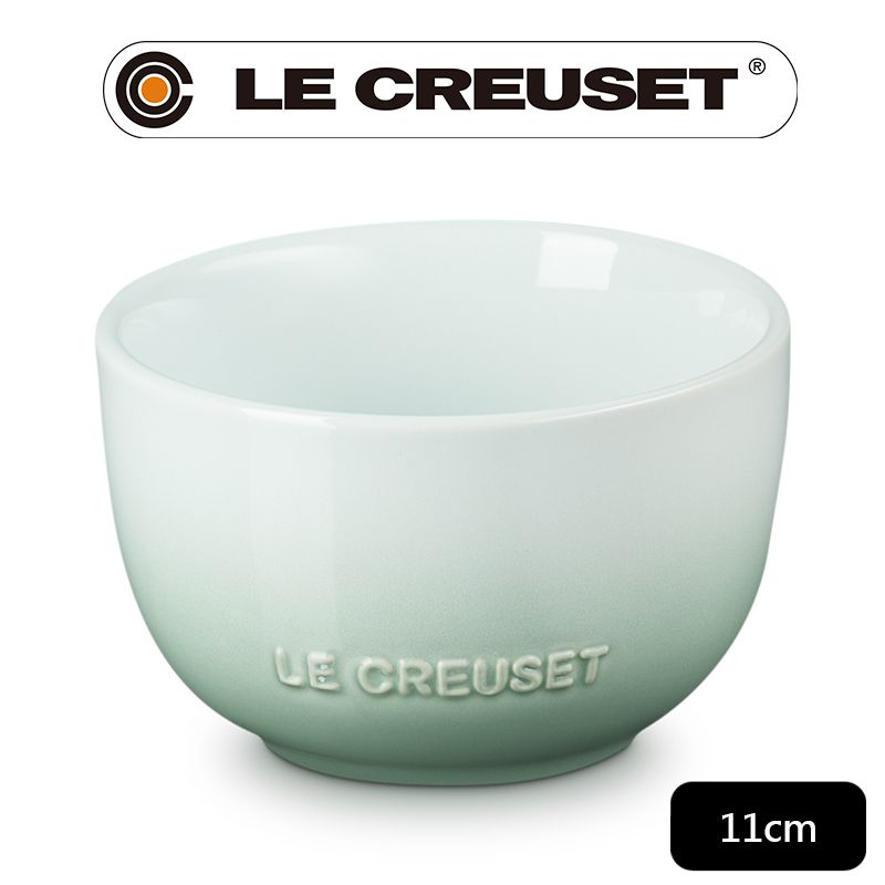 LE CREUSET -瓷器花蕾系列餐碗11cm(湖水綠)