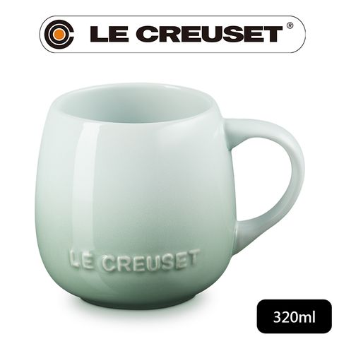 LE CREUSET -瓷器花蕾系列馬克杯320ml (湖水綠)