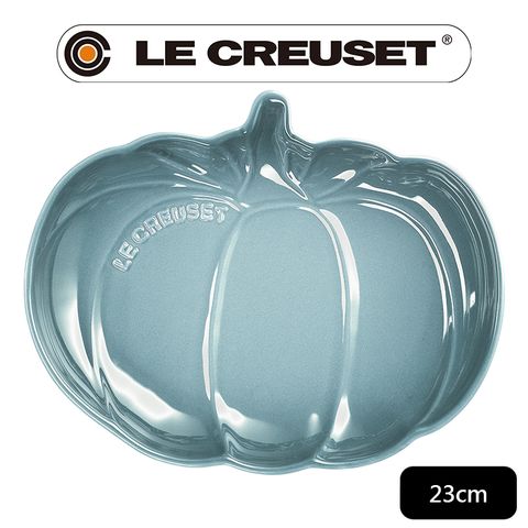 LE CREUSET-瓷器南瓜盤 (中) (海洋之花)