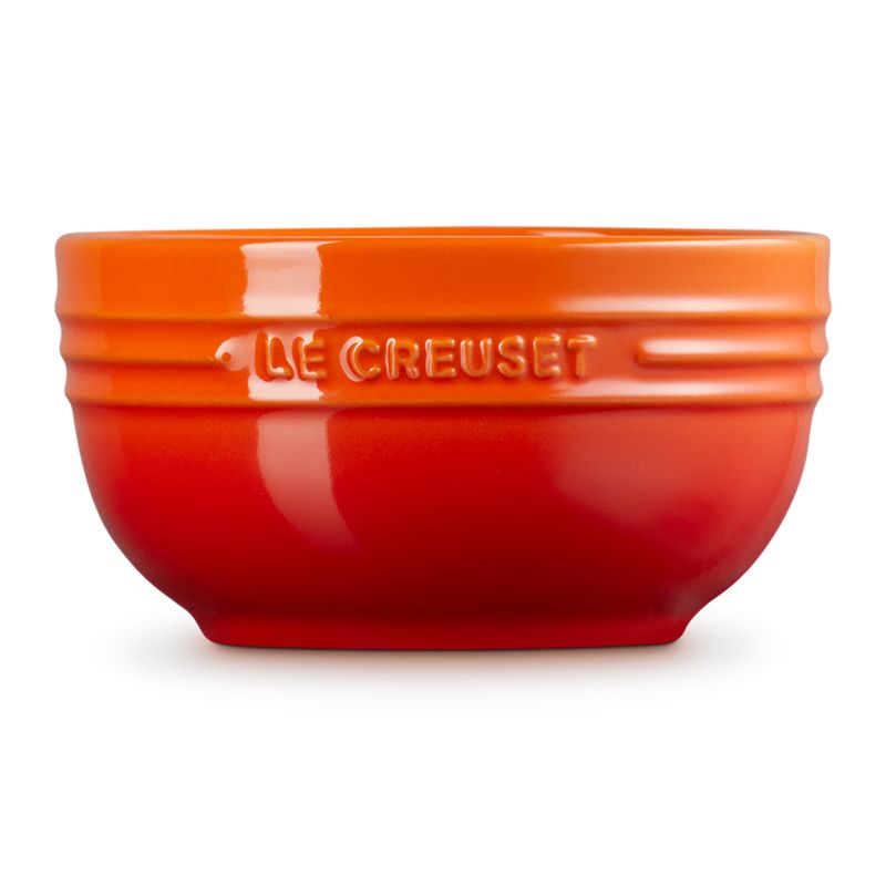 LE CREUSET -瓷器輕虹霓彩系列飯碗330ml-火焰橘