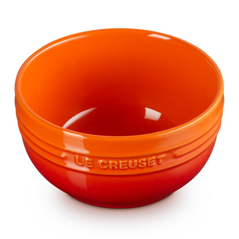 LE CREUSET -瓷器輕虹霓彩系列飯碗330ml-火焰橘