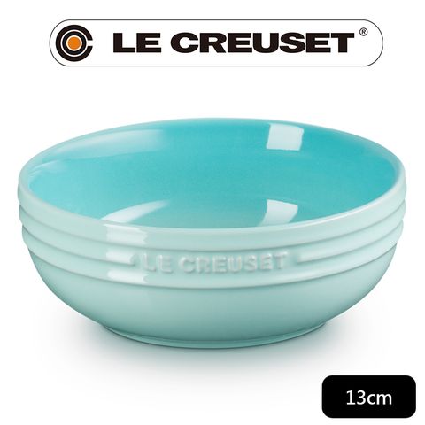 LE CREUSET -瓷器輕虹霓彩系列深圓盤13cm -薄荷綠