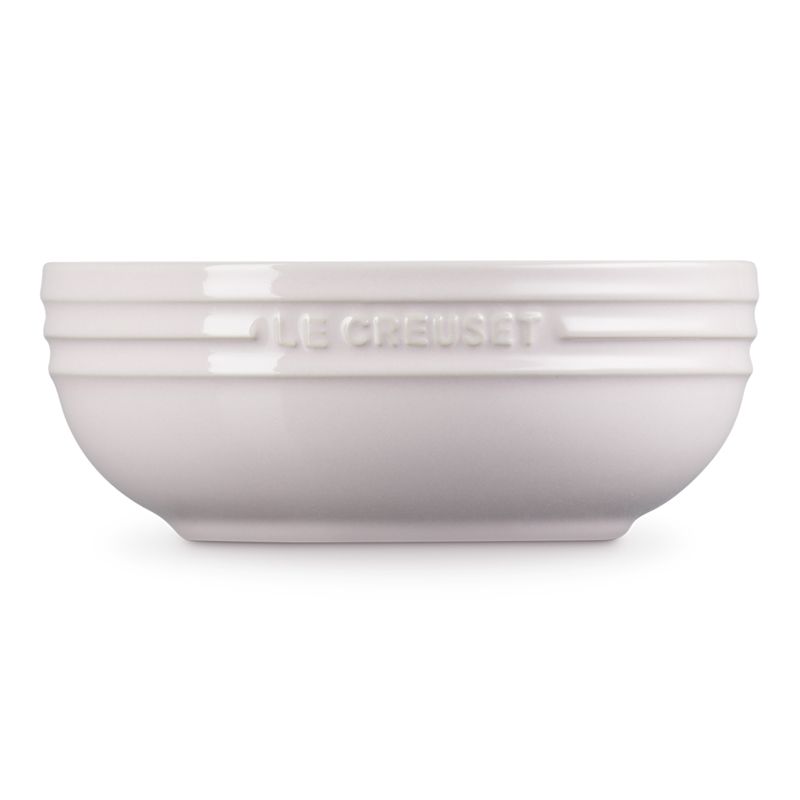 LE CREUSET -瓷器輕虹霓彩系列深圓盤13cm -貝殼粉