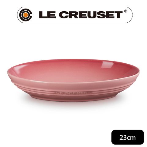 LE CREUSET -瓷器輕虹霓彩系列橢圓深盤23cm薔薇粉