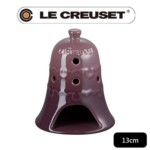 LE CREUSET-雪藏時光系列瓷器鈴鐺造型燭台 (無花果)