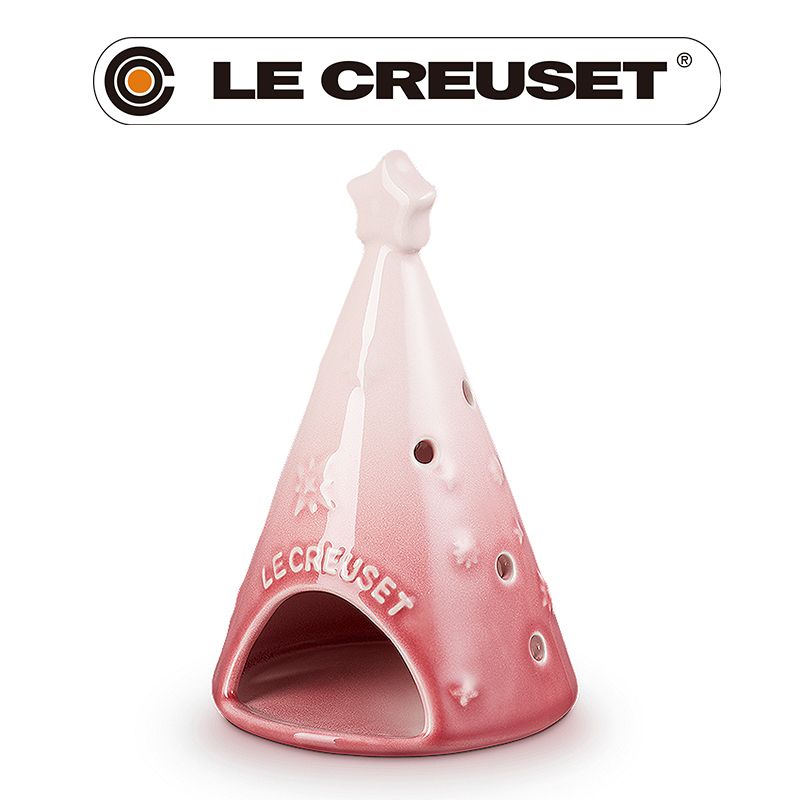 LE CREUSET -瓷器燭台 (星塵之光/櫻花粉)