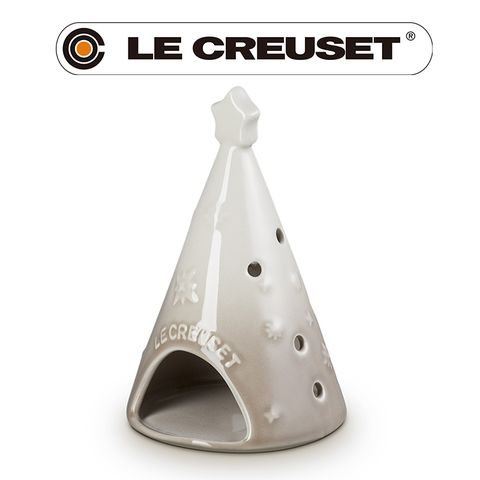 LE CREUSET -瓷器燭台(星塵之光/肉豆蔻)