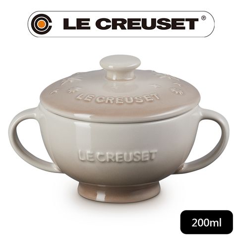 LE CREUSET-瓷器雙耳湯碗200ml (星塵之光/肉豆蔻)