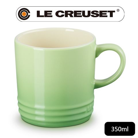 LE CREUSET -瓷器英式馬克杯350ml (棕櫚綠)