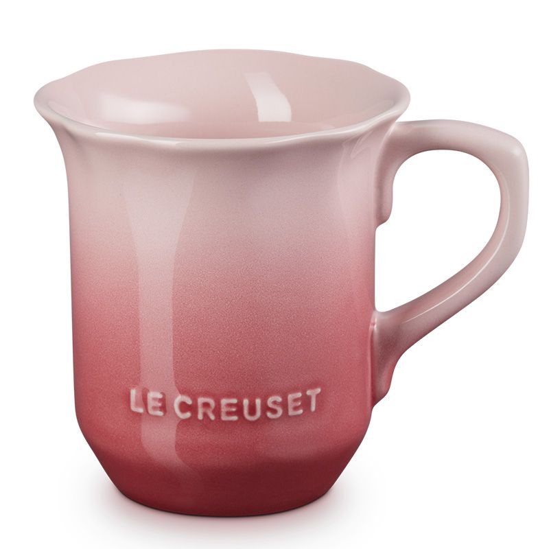 LE CREUSET -凡爾賽花園系列瓷器馬克杯330ml (淡粉紅/淡粉紫/櫻花粉/湖水綠)