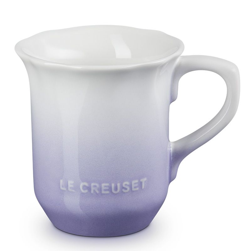 LE CREUSET -凡爾賽花園系列瓷器馬克杯330ml (淡粉紅/淡粉紫/櫻花粉/湖水綠)