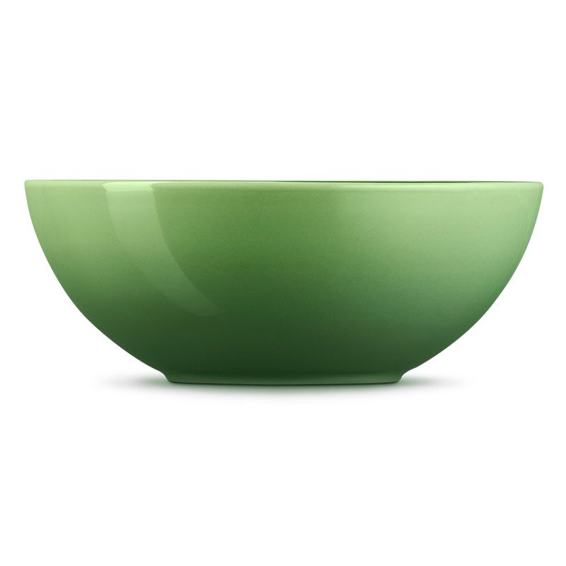 LE CREUSET -瓷器早餐穀片碗 16cm (綠竹青-無盒)