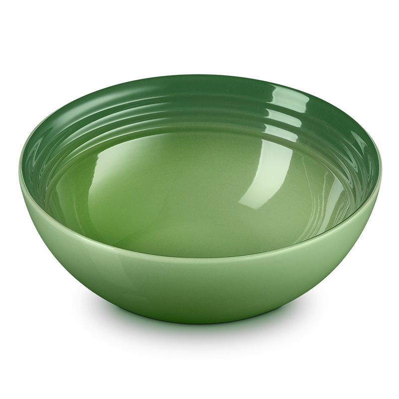 LE CREUSET -瓷器早餐穀片碗 16cm (綠竹青-無盒)