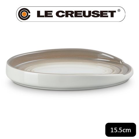 LE CREUSET-瓷器橢圓鏟座盤 (肉豆蔻)