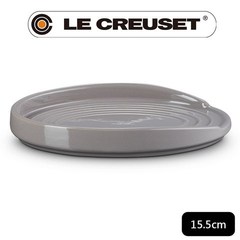 LE CREUSET-瓷器橢圓鏟座盤 (迷霧灰)