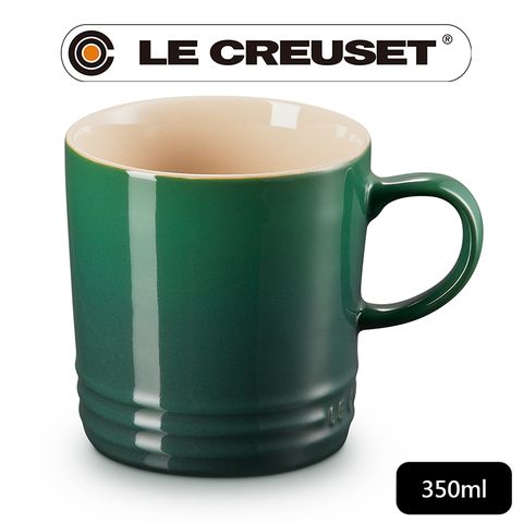 LE CREUSET -瓷器英式馬克杯350ml (仙人掌綠-無盒)