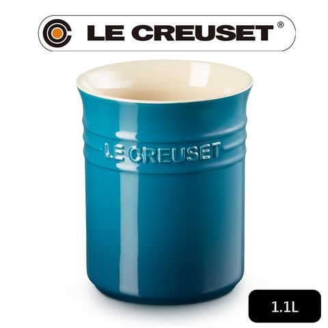 LE CREUSET -瓷器鏟座1.1 L(湖水藍)