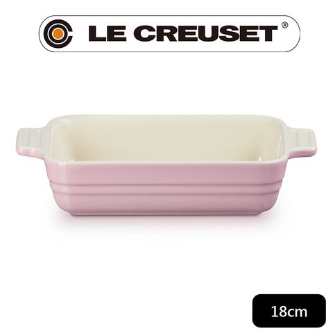 LE CREUSET-長方烤盤18cm (亮粉) - PChome 24h購物