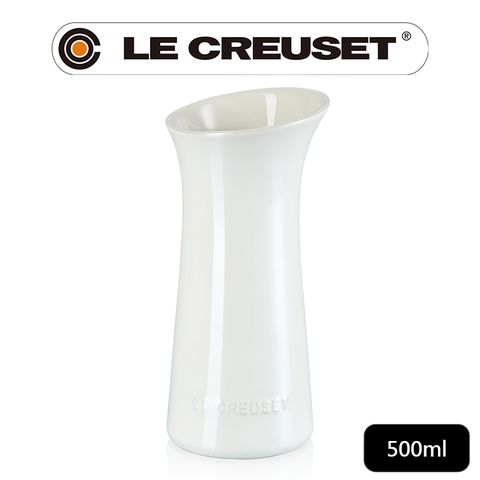 LE CREUSET -瓷器珠光薔薇系列花瓶500ml (珠光白)