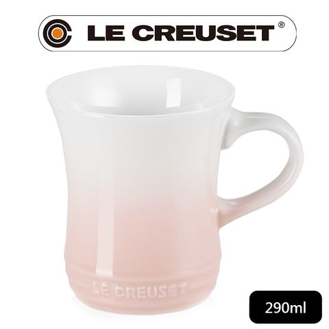 LE CREUSET -瓷器小馬克杯290ml (淡粉紅)