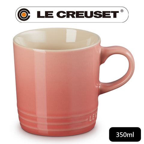 LE CREUSET -瓷器英式馬克杯350ml (鮭魚粉)