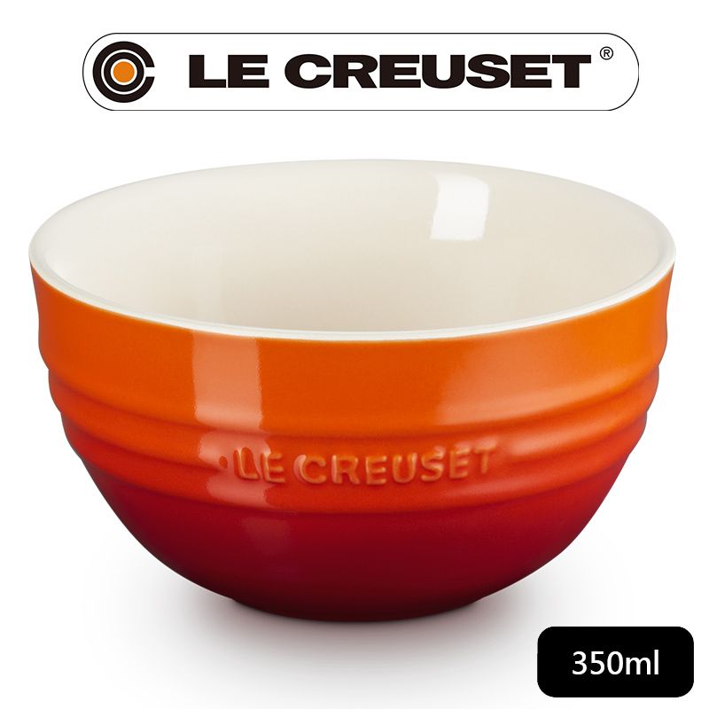 LE CREUSET -瓷器韓式飯碗350ml (火紅辣椒)