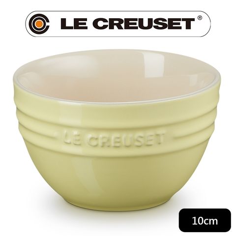 LE CREUSET-瓷器韓式飯碗10cm (愛麗絲黃)