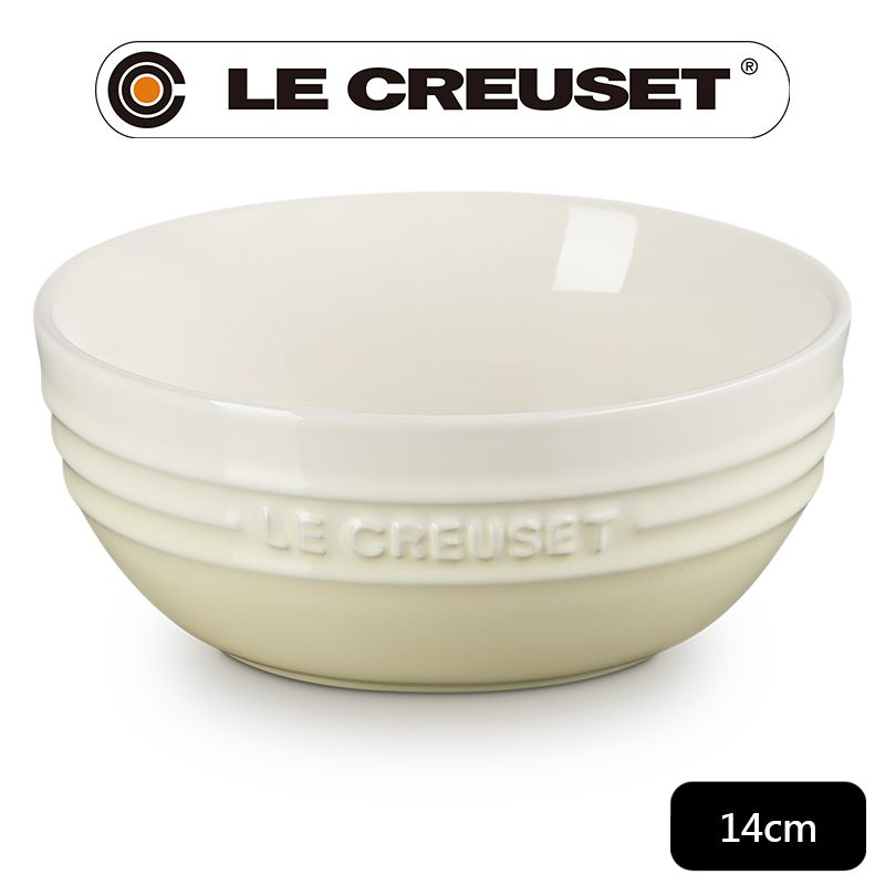 LE CREUSET -瓷器韓式湯碗14cm (沙丘白)