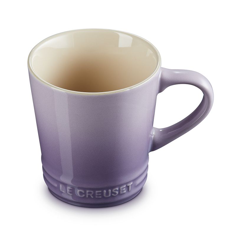 LE CREUSET -瓷器V馬克杯330ml (藍鈴紫)