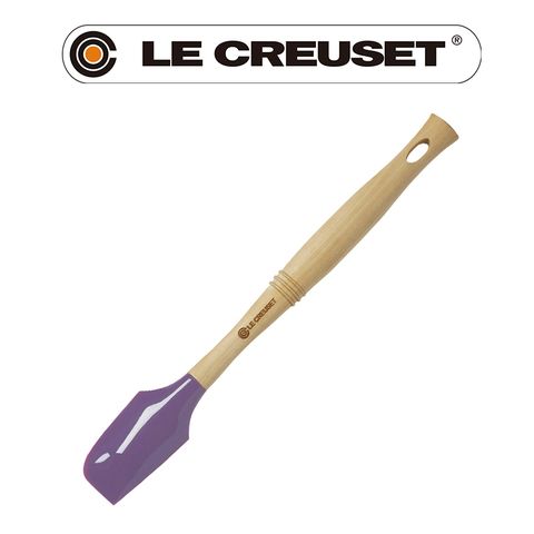 LE CREUSET-耐熱矽膠V小鏟 (葡萄紫)