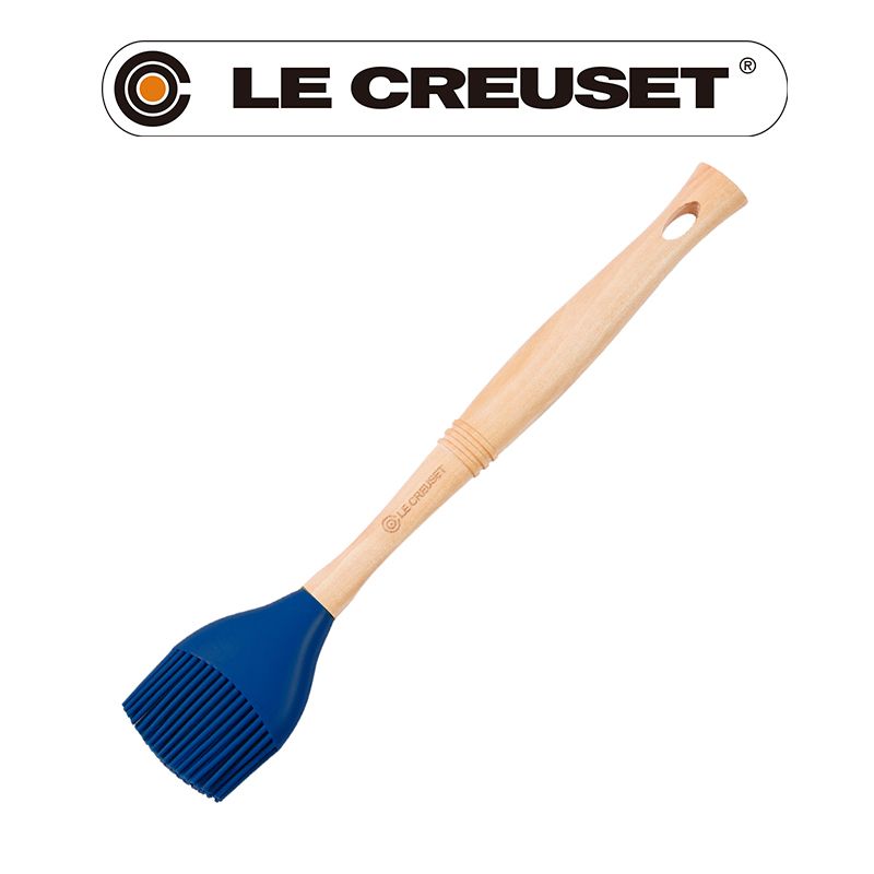 LE CREUSET-耐熱矽膠V油刷(英國藍) - PChome 24h購物