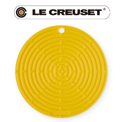 LE CREUSET -耐熱矽膠隔熱墊 (杏桃黃)