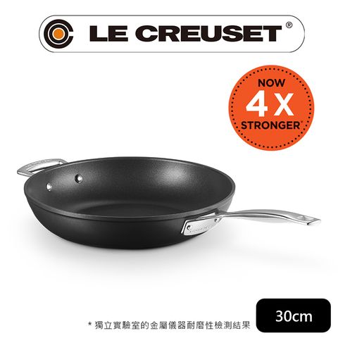 LE CREUSET-超完美不沾鍋系列-TNS 單柄單耳煎鍋 30cm