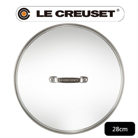 LE CREUSET-超完美不沾鍋系列-TNS 玻璃鍋蓋 28cm
