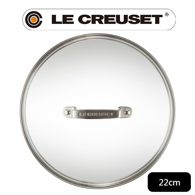 LE CREUSET-超完美不沾鍋系列-TNS 玻璃鍋蓋22cm - PChome 24h購物