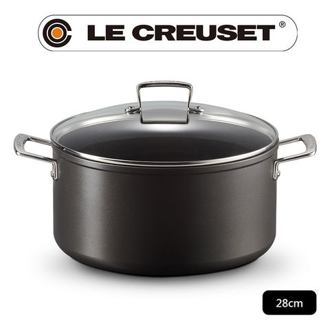 LE CREUSET -TNS 雙耳湯鍋/醬汁鍋 28cm (附蓋)