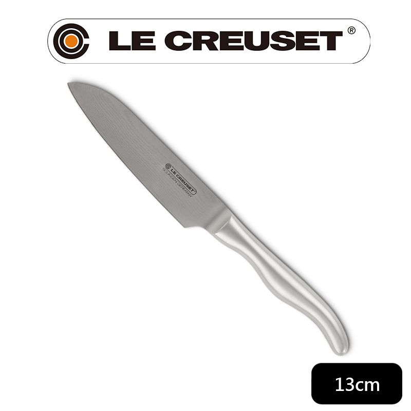 LE CREUSET -大馬士革鋼日式三德刀 13cm (不鏽鋼柄)