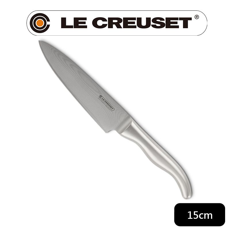 LE CREUSET -大馬士革鋼主廚刀 15cm (不鏽鋼柄)