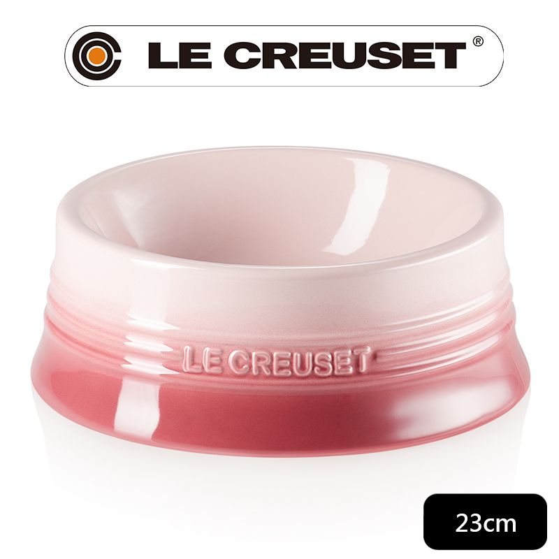 LE CREUSET -瓷器寵物餐碗 (大) (櫻花粉)