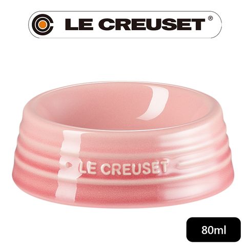 LE CREUSET-瓷器寵物迷你餐碗 (櫻花粉)