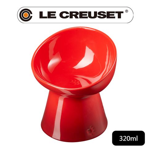 LE CREUSET -瓷器寵物瓷碗 (櫻桃紅)