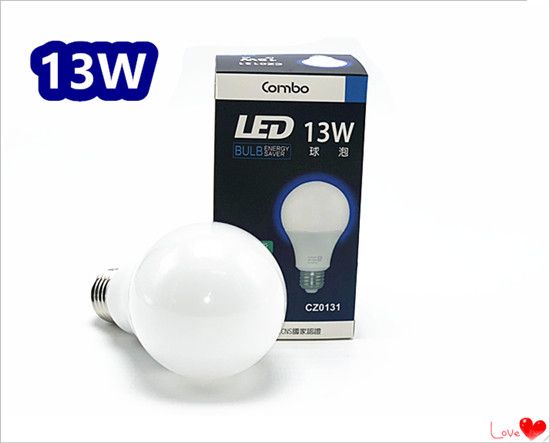 COMBO 13W LED E27 球泡 / LED 燈泡 ~ 1105lm (白光) CZ0131