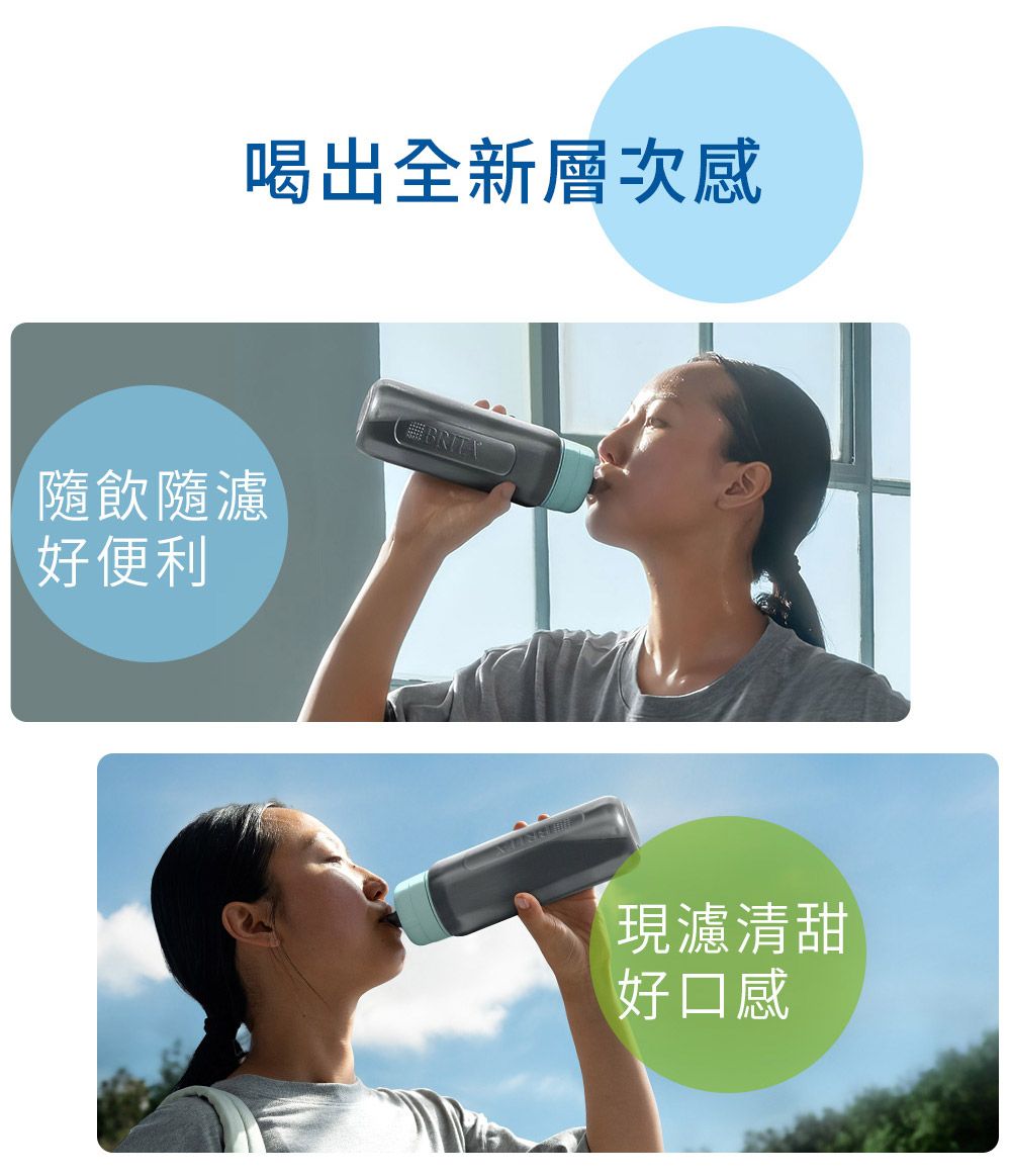 喝出全新層次感飲隨濾好便利現濾清甜好口感