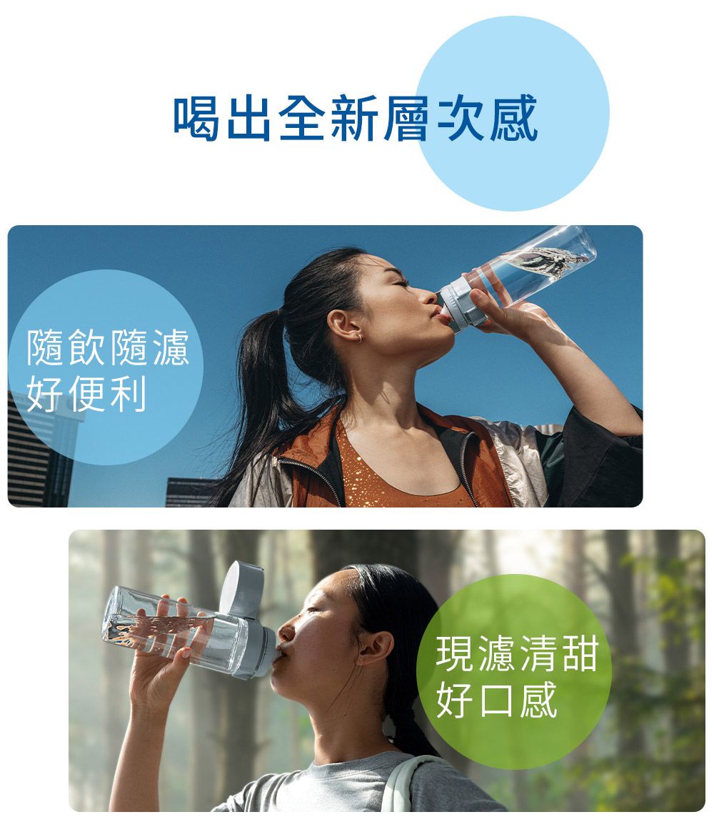 隨飲隨濾好便利喝出全新層次感現濾清甜好口感
