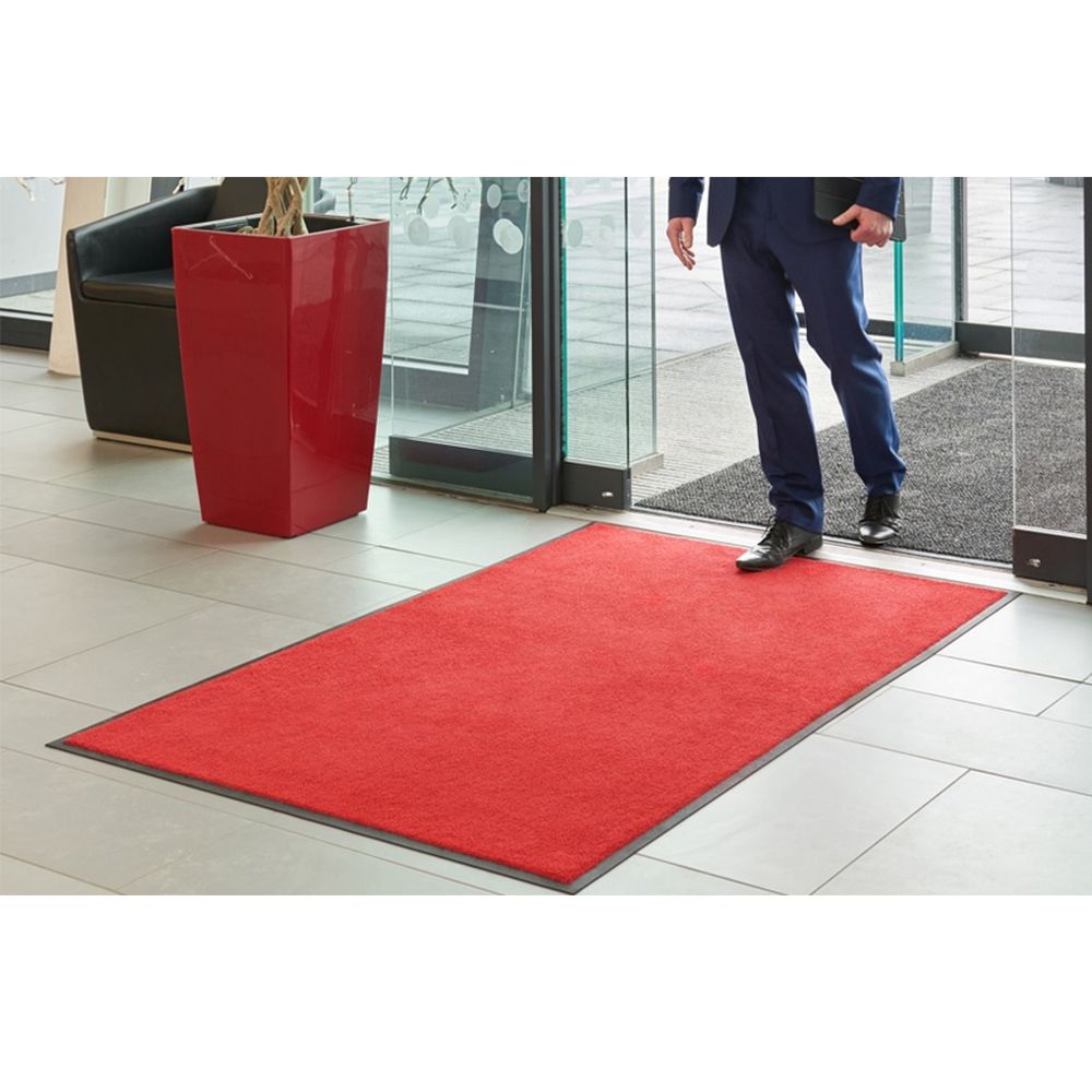  kleentex居家辦公出入口用設計地墊地毯-86*60cm-KL-RD(紅色)