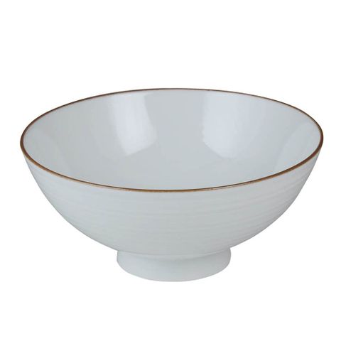 【WUZ屋子】日本 白山陶器 白磁千段 碗公1400ml