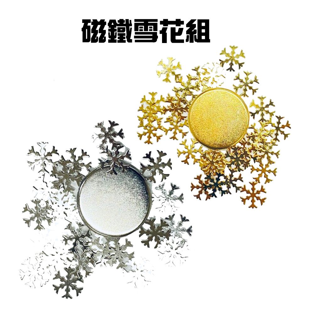  磁鐵雪花組/紛飛/裝飾/佈置/派對/配件/聖誕節/雪/貼