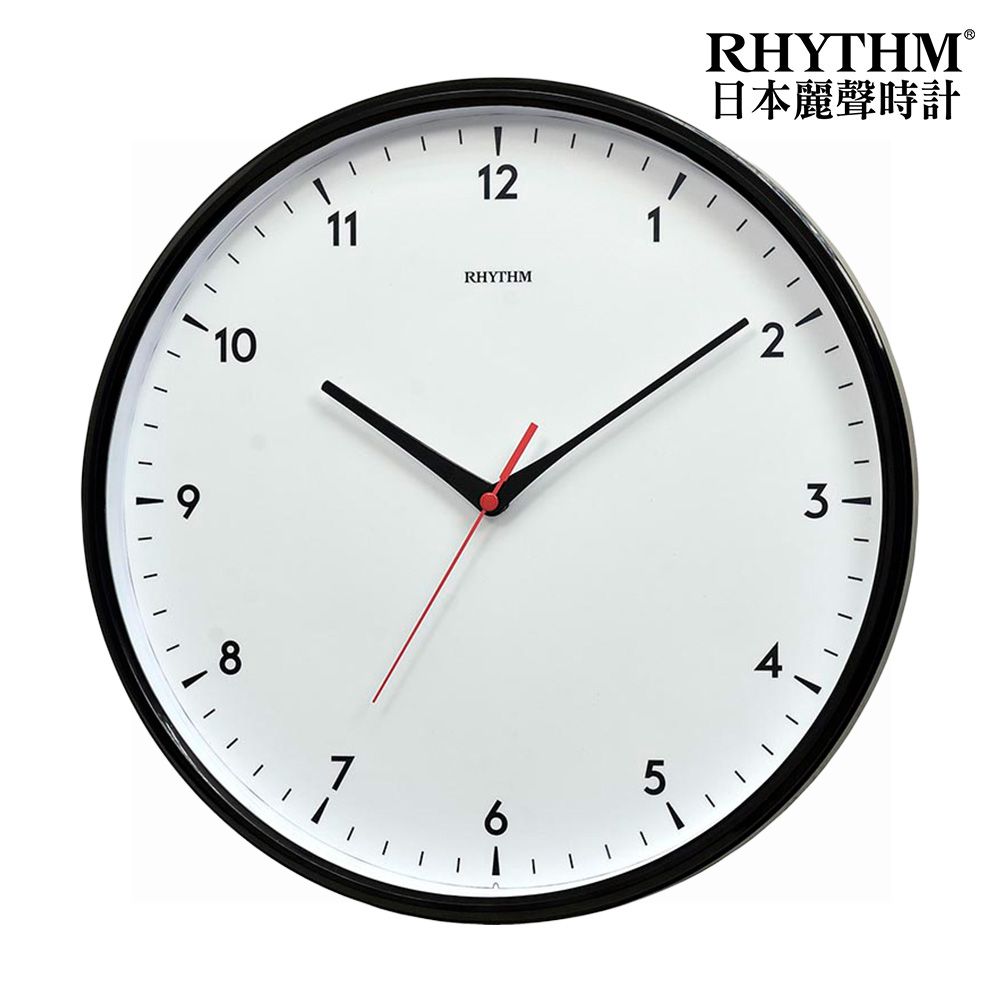 RHYTHM 麗聲 日本鐘-簡單便利生活設計高品質家居掛飾超靜音掛鐘